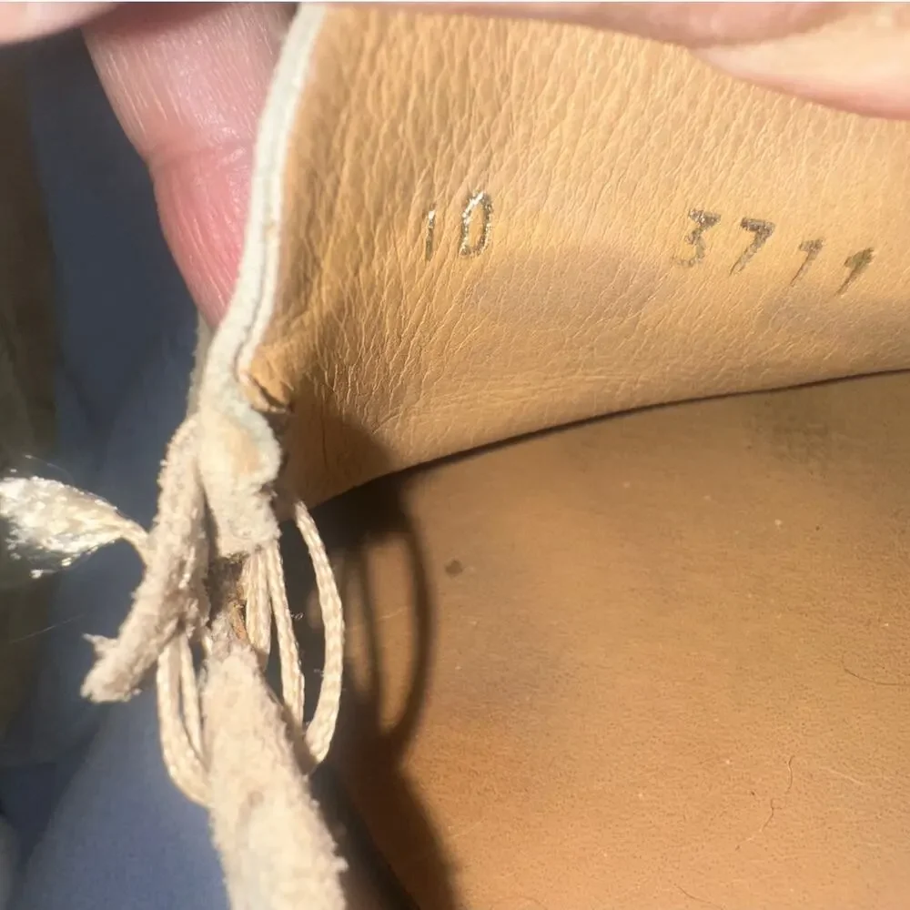 Prada beige suede