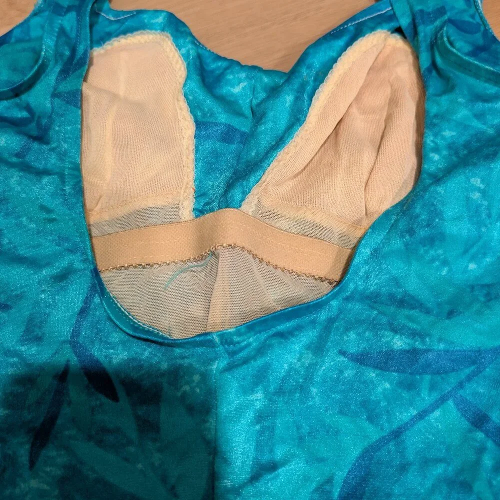 18 Maxine of Hollywood EUC Swimsuit One Piece Ruching High Back Coverage