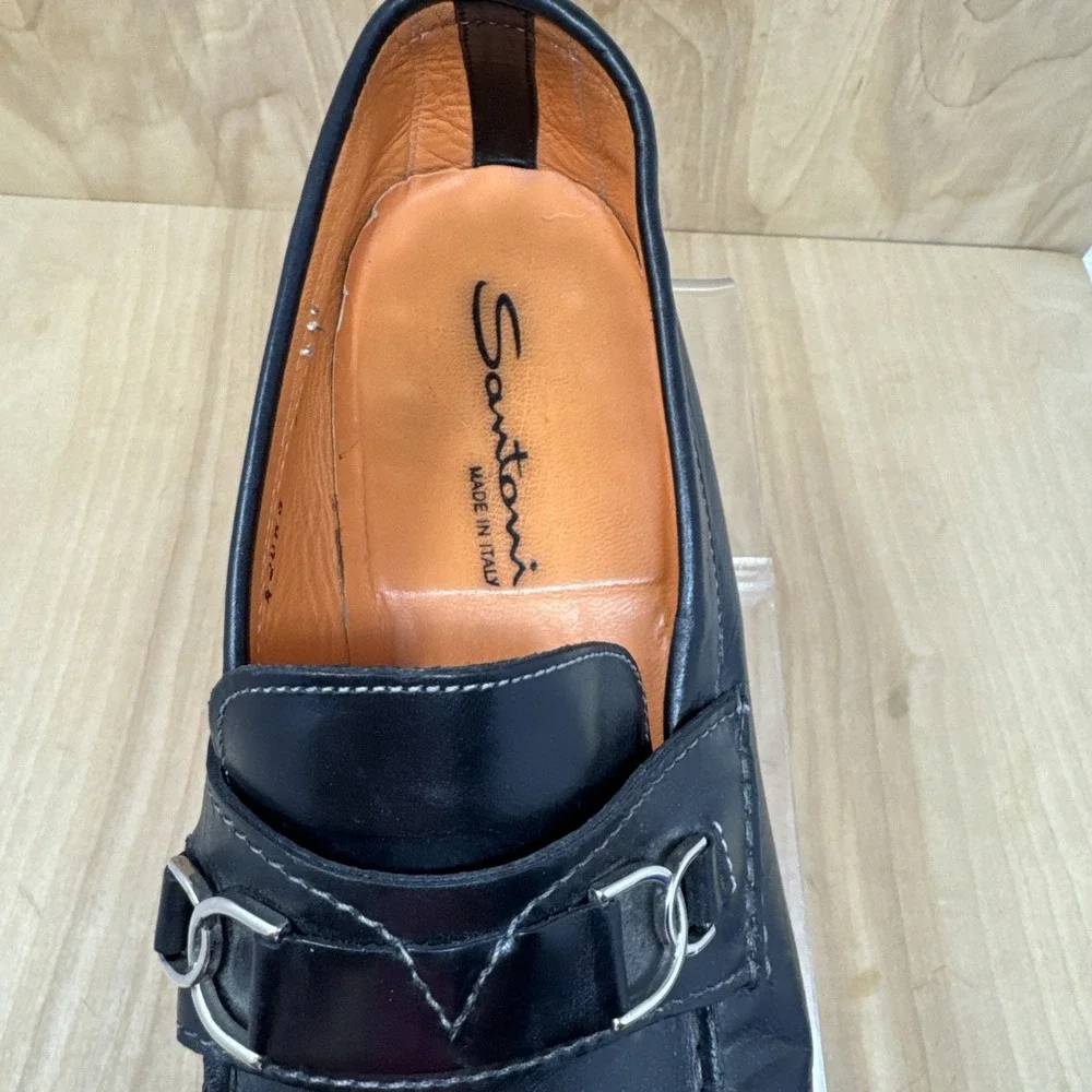 Santoni bit loafer