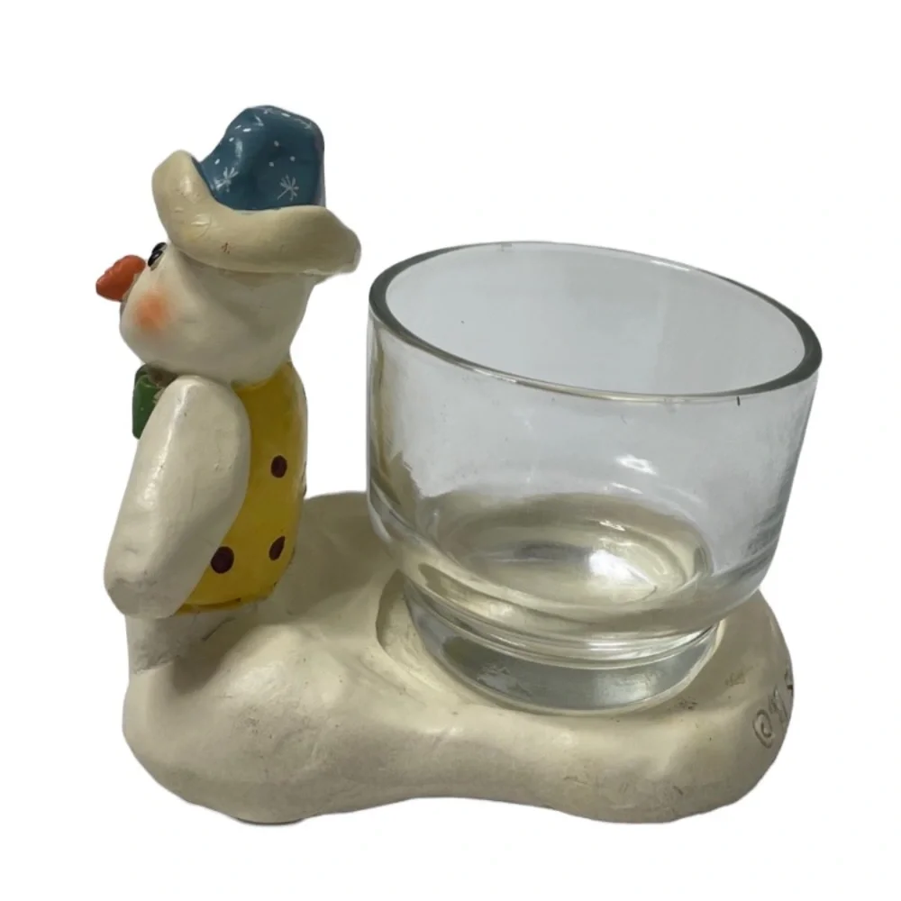 Snowman Candle Holder Little Blessings Decoration Gifts Christmas Ornaments