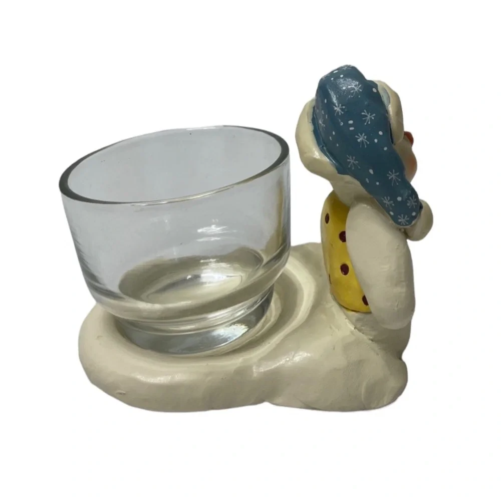 Snowman Candle Holder Little Blessings Decoration Gifts Christmas Ornaments