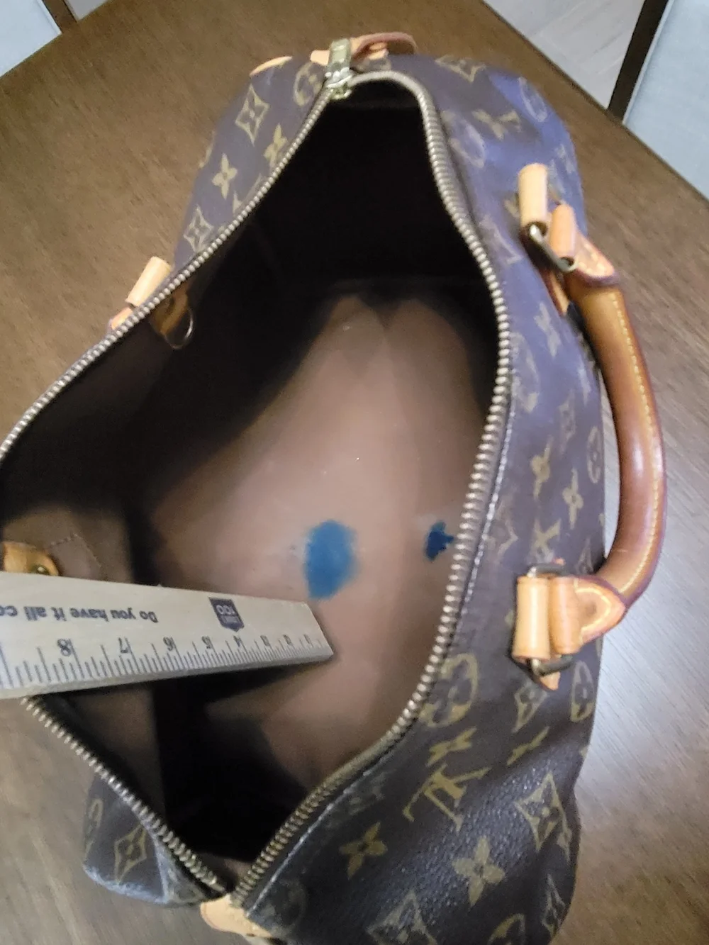 Louis Vuitton warm handles louis