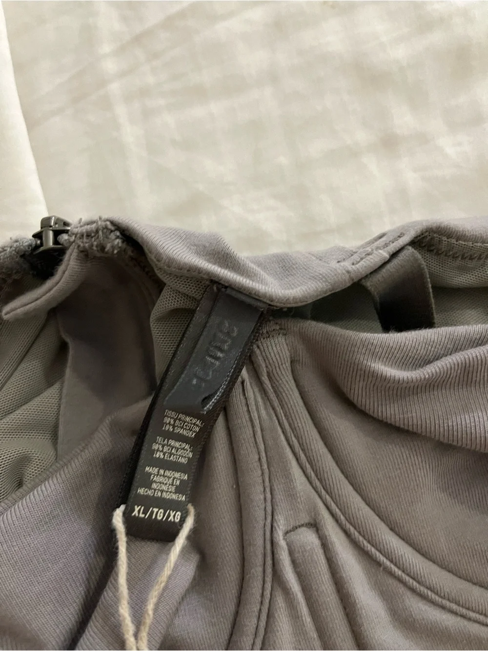 SKIMS Gray Underwire Shaping Bodysuit