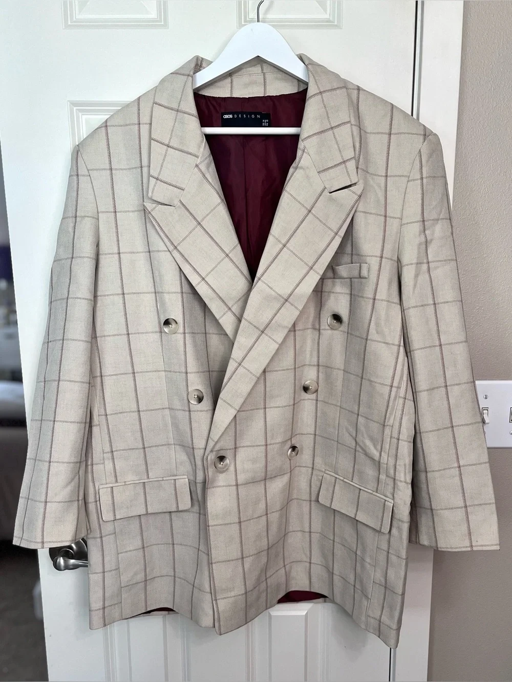 ASOS cream blazer