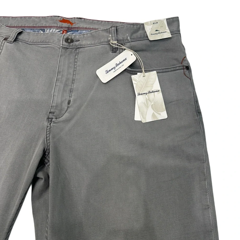 Tommy Bahama Men’s Boracay Jeans Vintage Grey Wash‎ 42x34 NWT