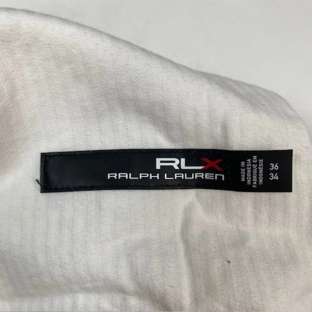 RLX‎ Ralph Lauren Mens Golf Pants Tan Straight Fit 36x34 Polyester