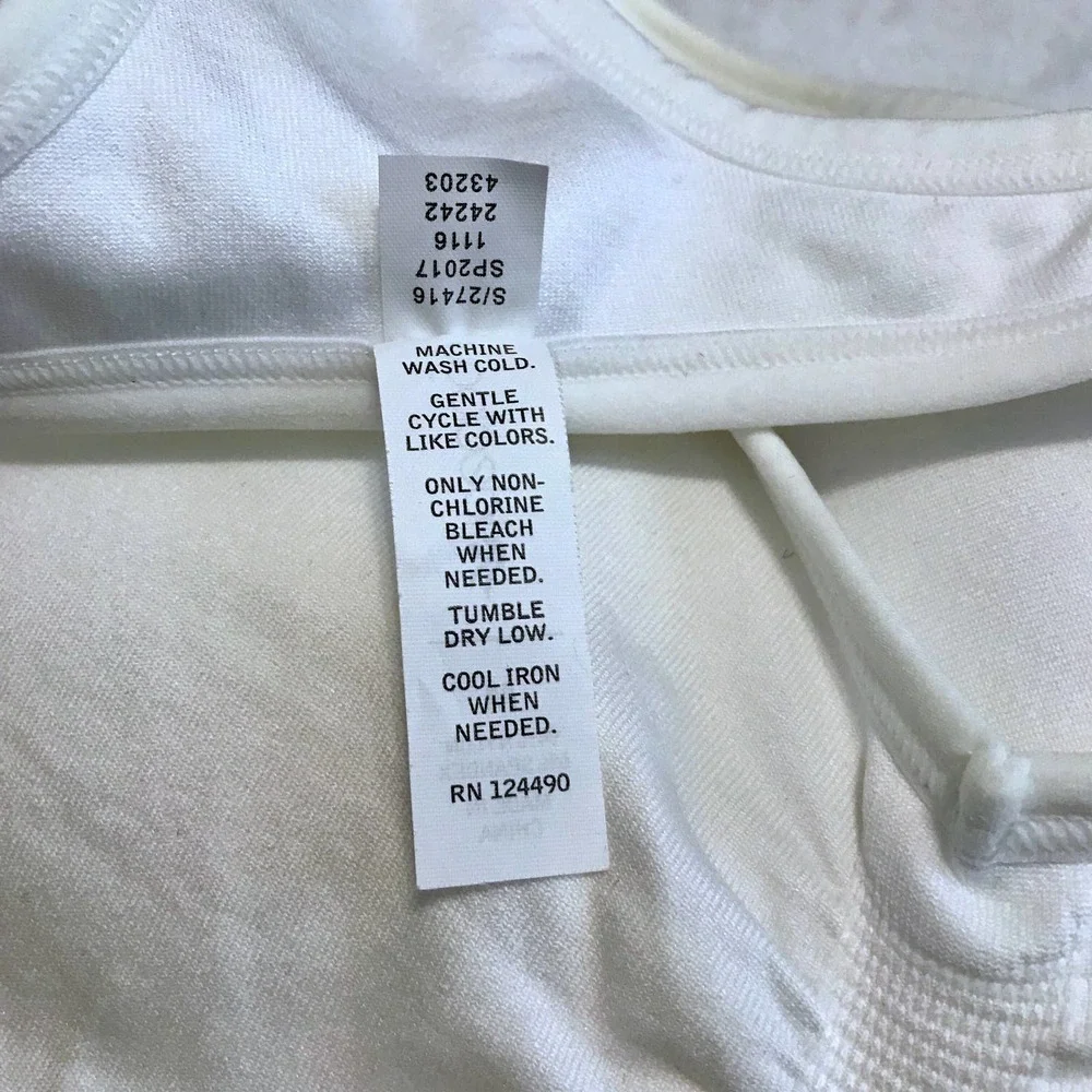Ideology NWT White Performance Sports Bra Women M
