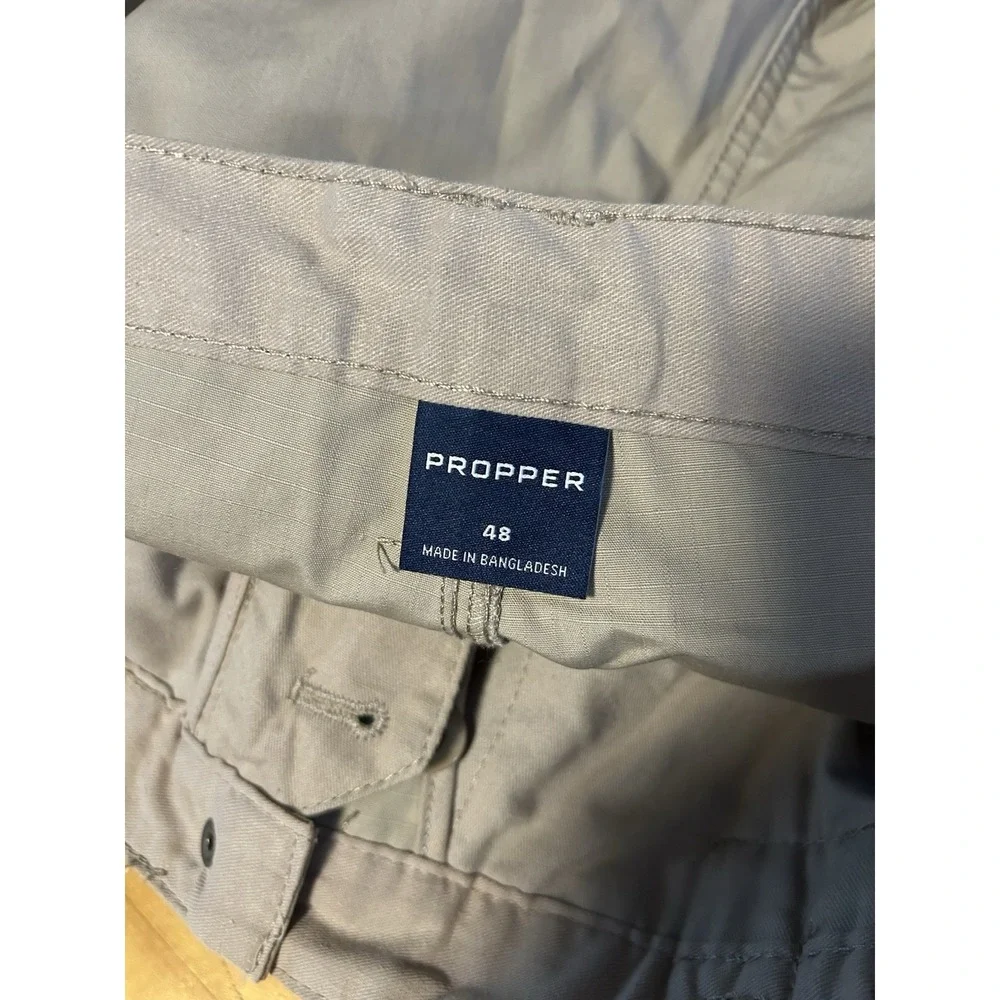 New Propper Tactical Pants‎ Men's 48x37 Brown Cargo Ripstop Teflon Workwear Army