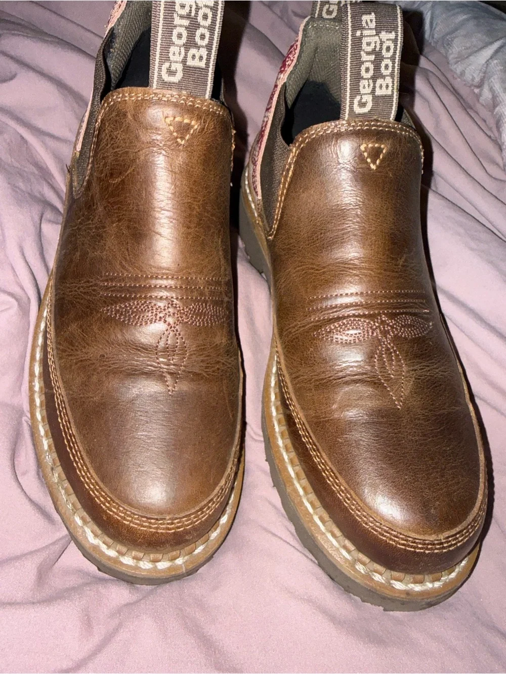 Georgia Boot durable brown