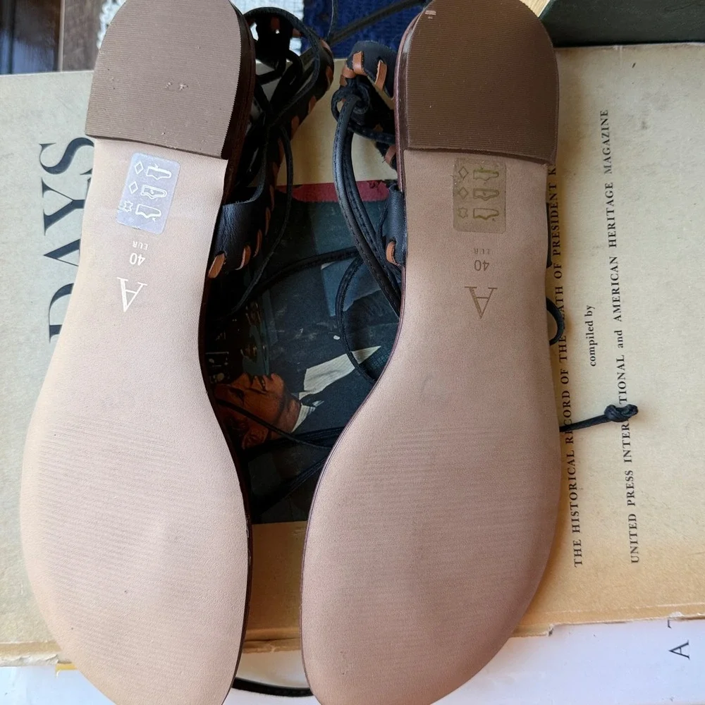 Anthropologie gladiator sandals