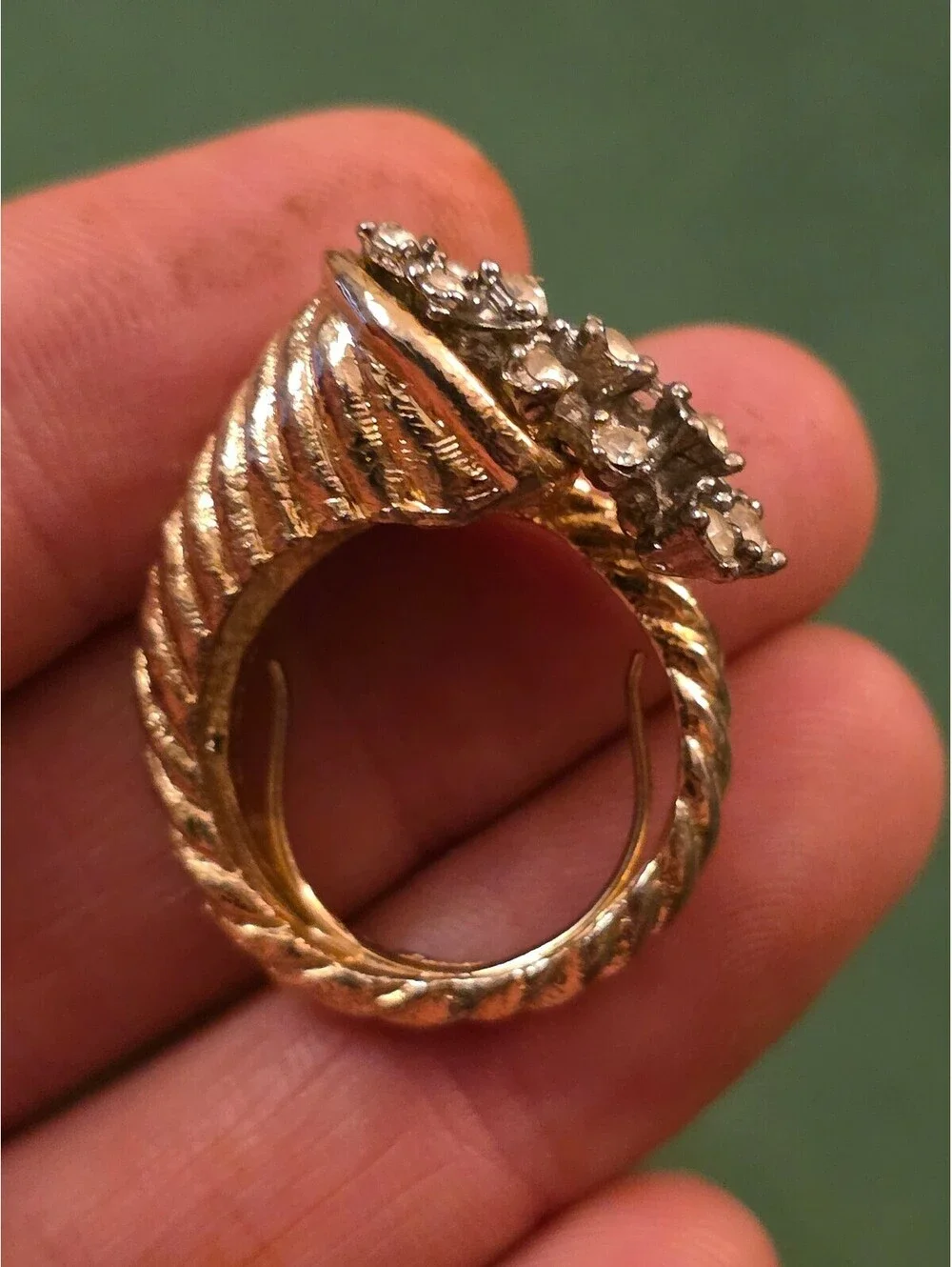 Unsigned vintage gold