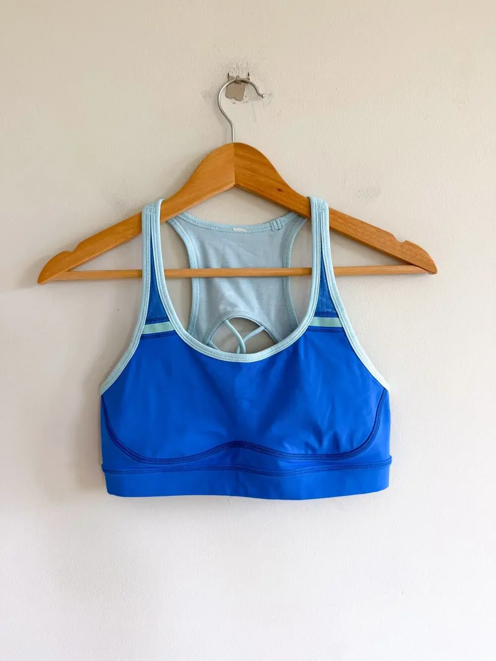 Lululemon Sweaty Or Not Bra II Activewear Sports Bra Caspian Blue 8