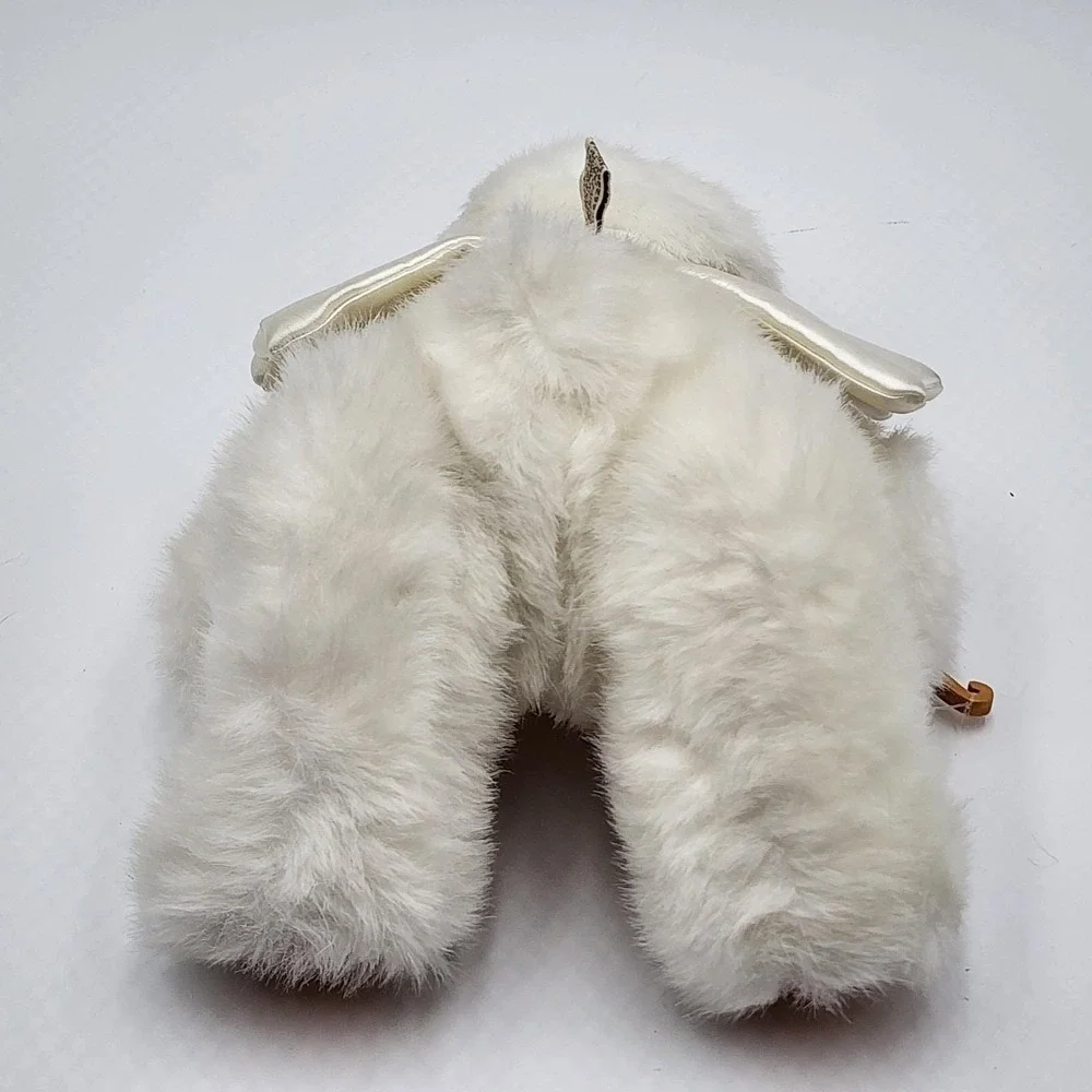 Vintage‎ 1990 Robert Raikes Cupid Bear Angel Wings Wood Face Plush With Tag 9