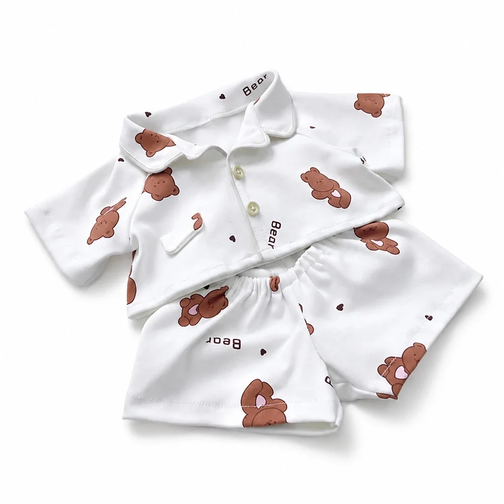Bartholomew bear cute clothes outfits - Heart Bear Loungewear Set[BXYC-26-14IN]