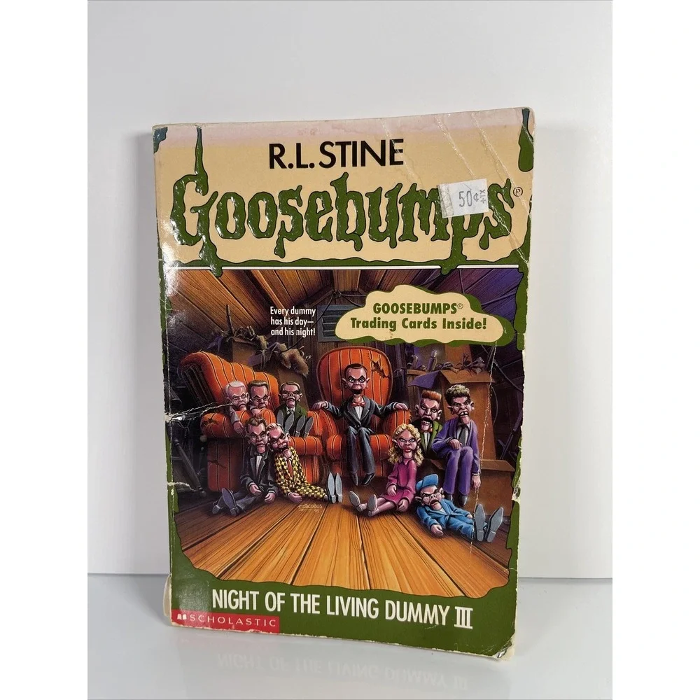 Goosebumps #40 Night‎ Of The Living Dummy 3 1st Edition