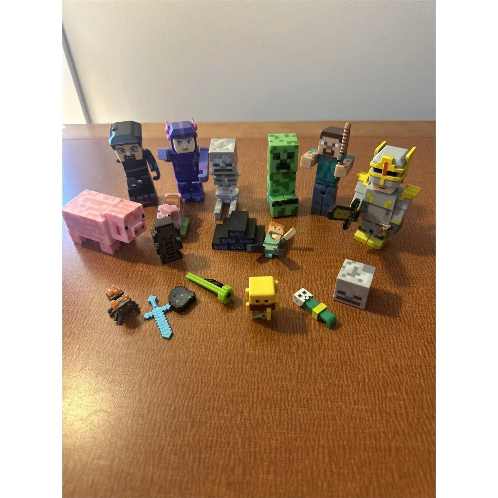 Minecraft‎ Mixed Brand Minifigures Jazwares Mattel Some Missing Pieces Lot Loose