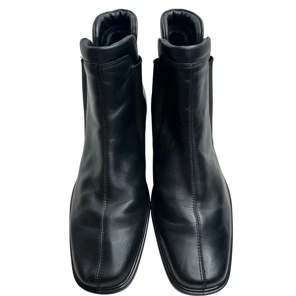 Ecco black leather
