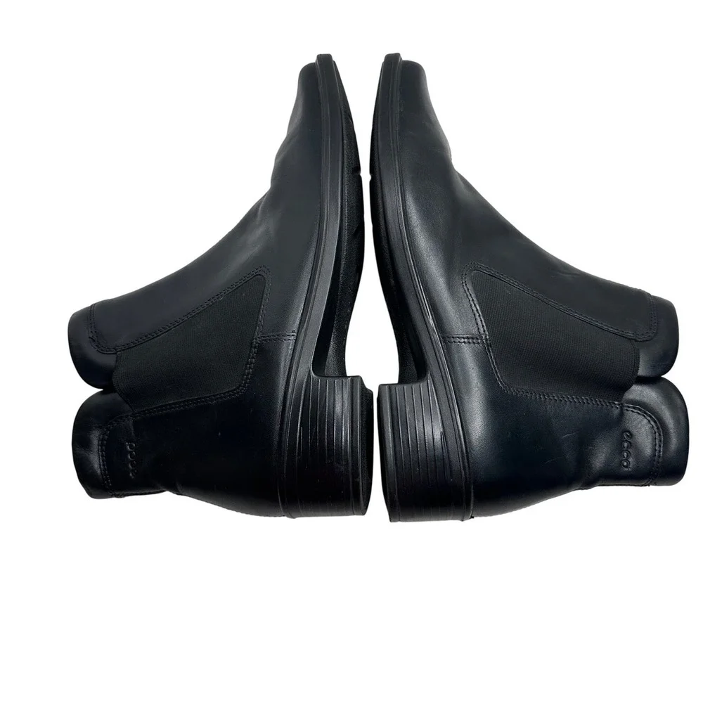 Ecco black leather