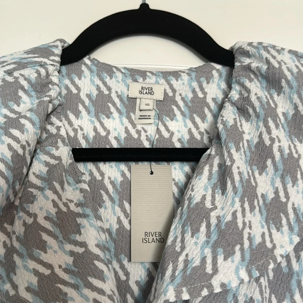 River Island Houndstooth Dress - size 10 (UK)