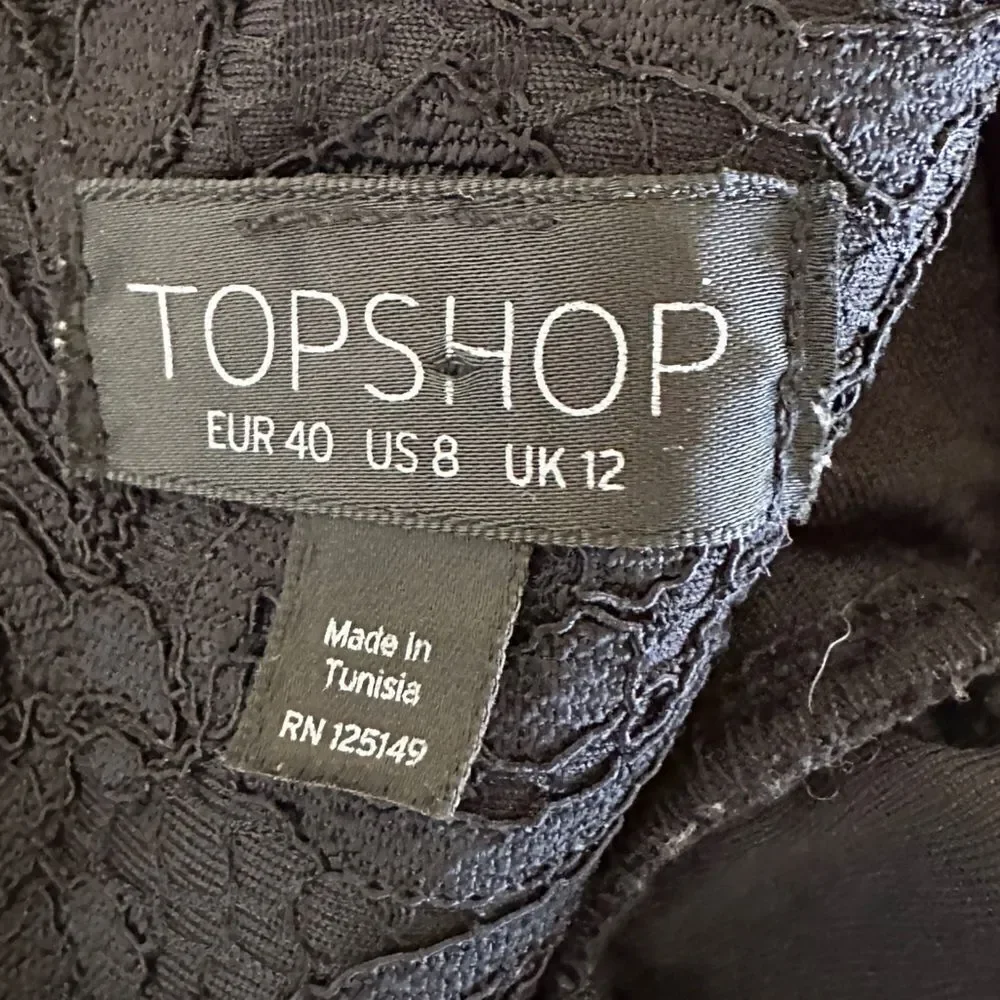 Topshop black full
