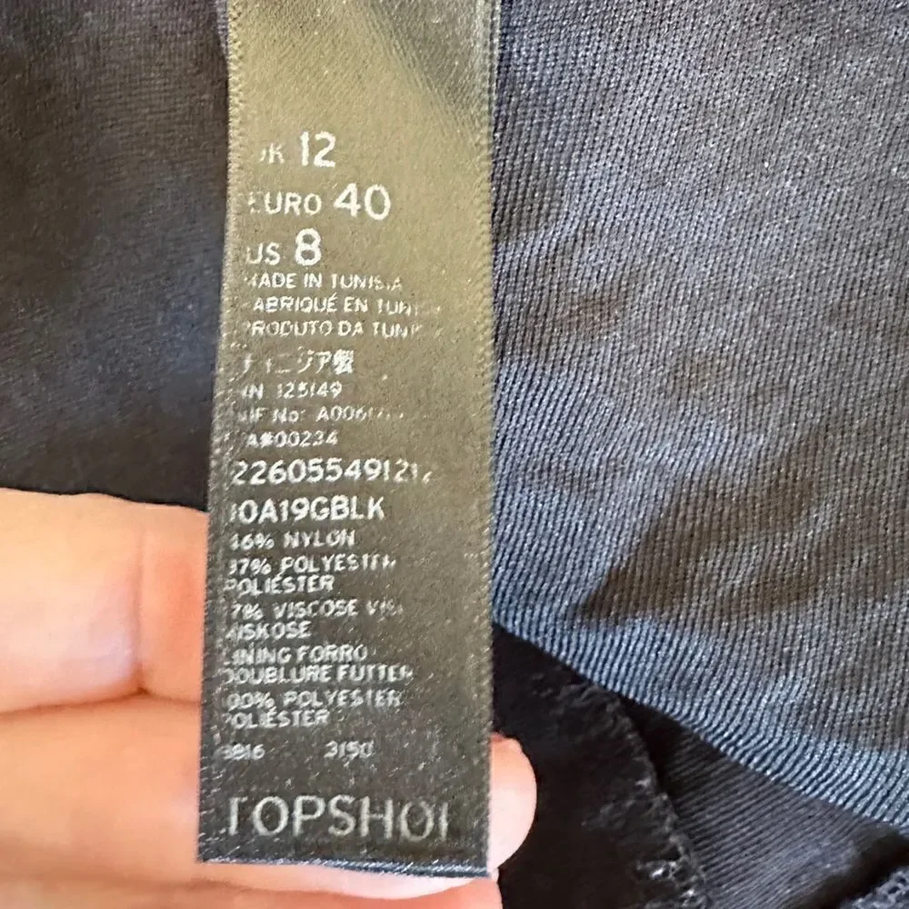 Topshop black full