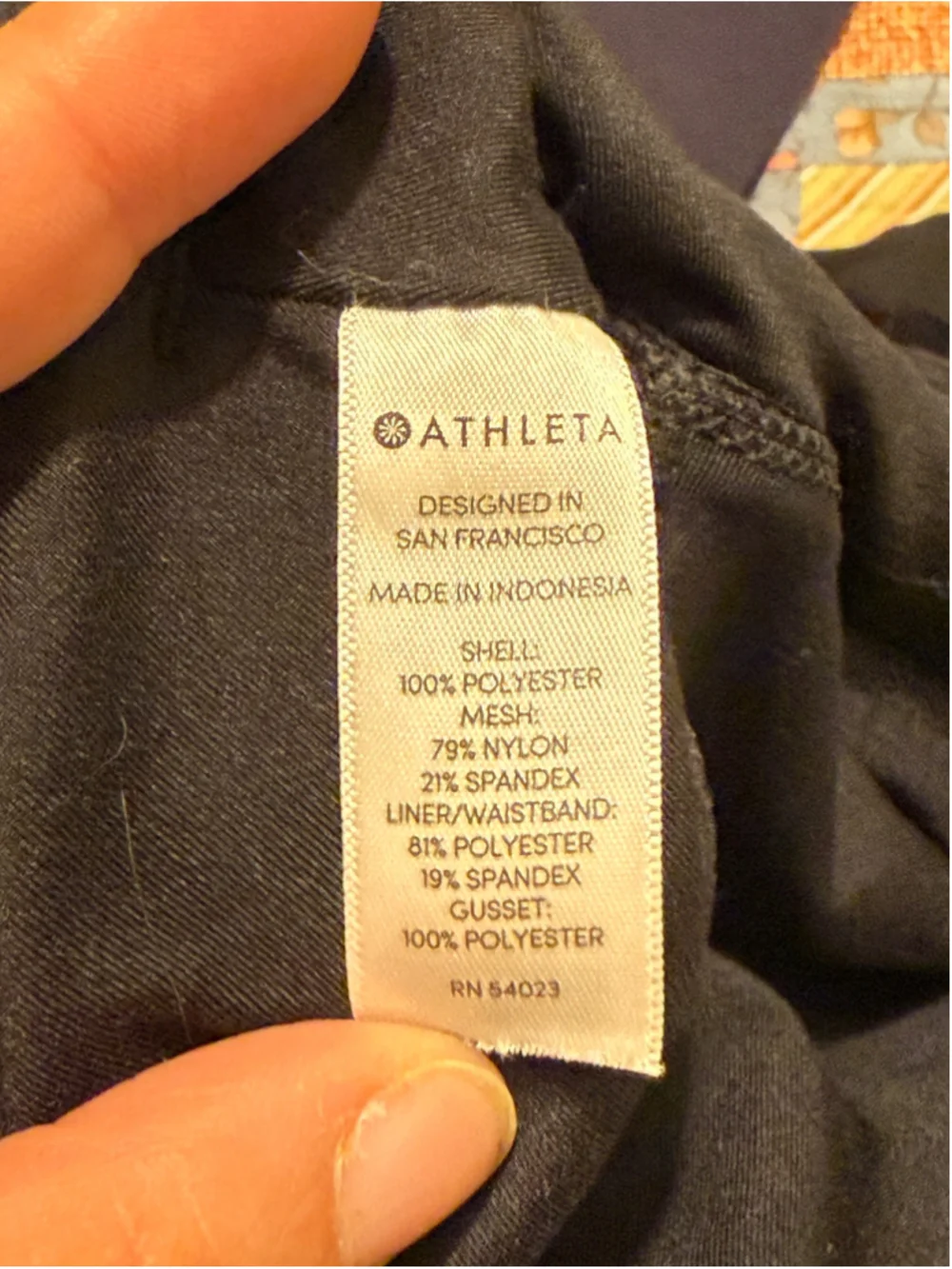 Athleta built owned waistband