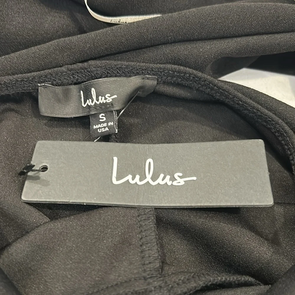 Lulus - Thinking Out Loud Black Backless Jumpsuit - Size Small NWT‎