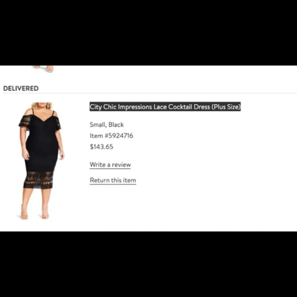 City Chic perfect elegant neckline