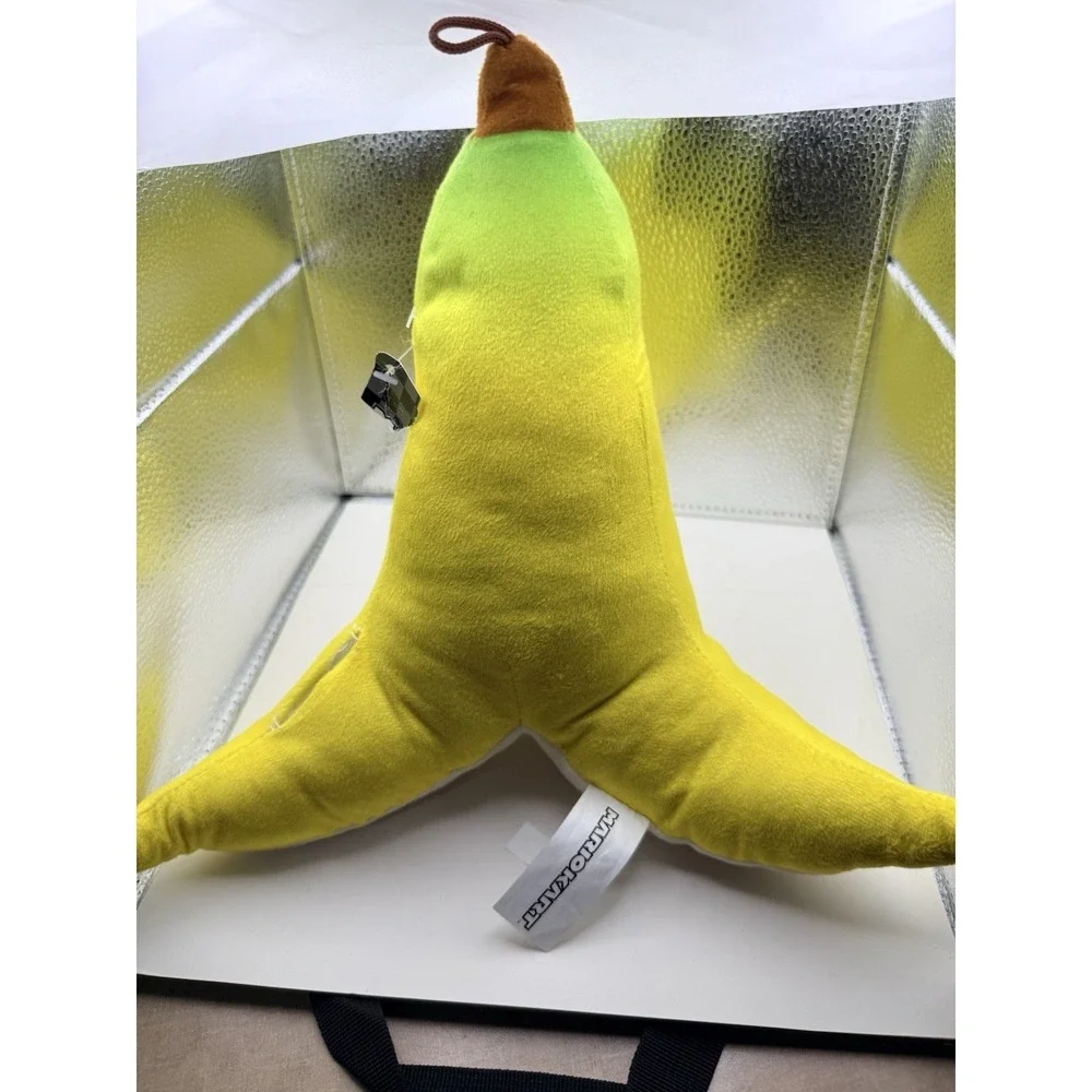 Nintendo‎ Super Mario Kart Banana Peel Plush 12