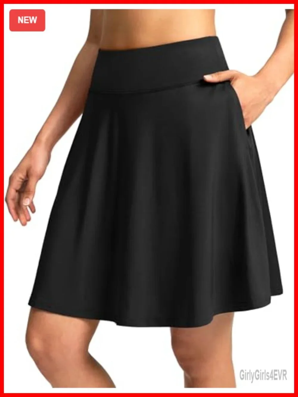 20'' High Waisted Skort with 4 Pockets for Women Tennis Golf Athletic