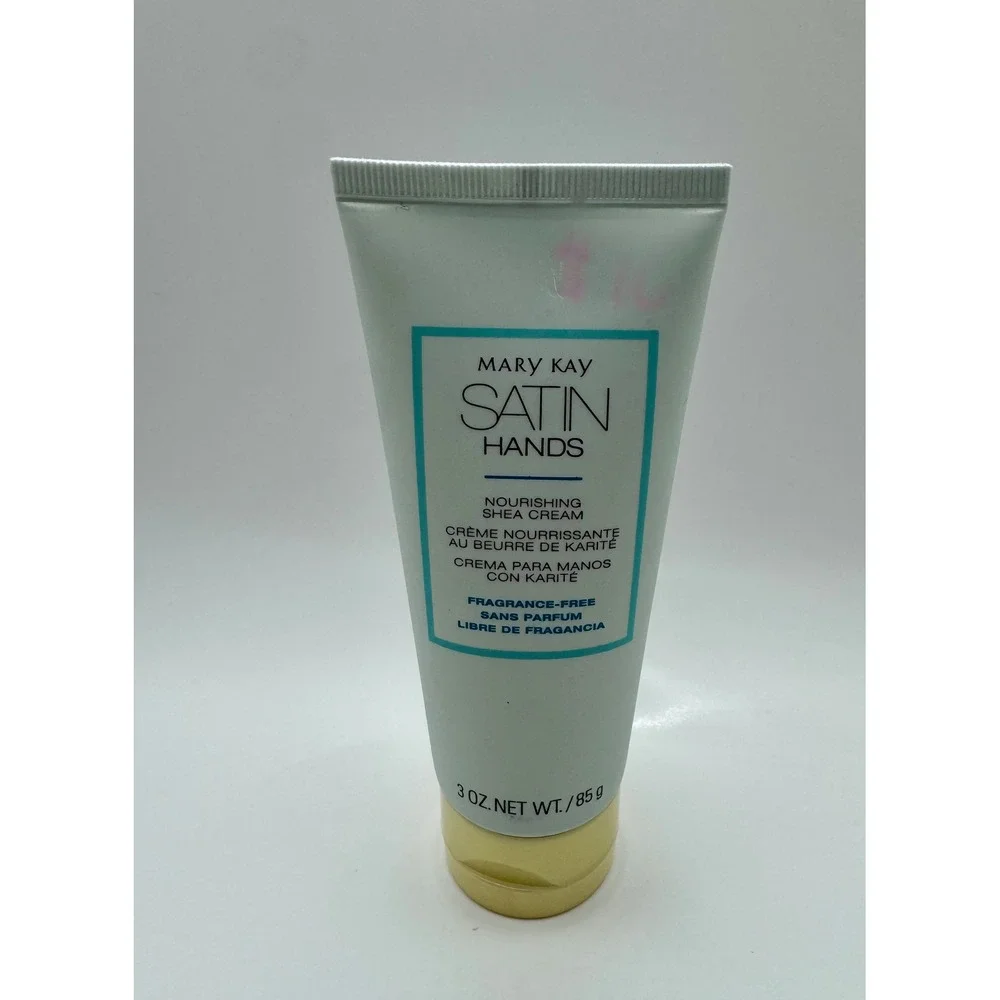 Mary Kay Satin Hands Shea Cream 3oz Fragrance Free‎ Nourishing New