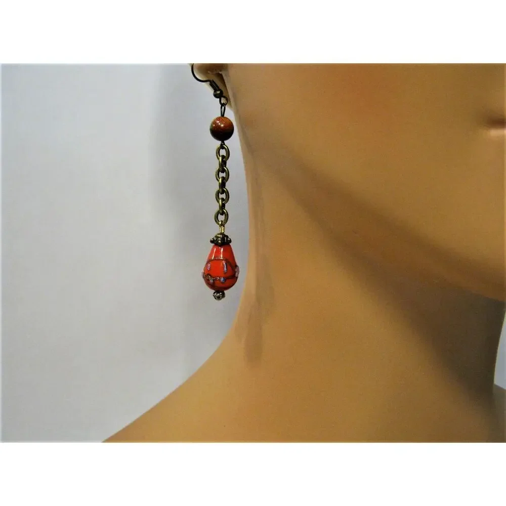 Handmade lampwork gemstone