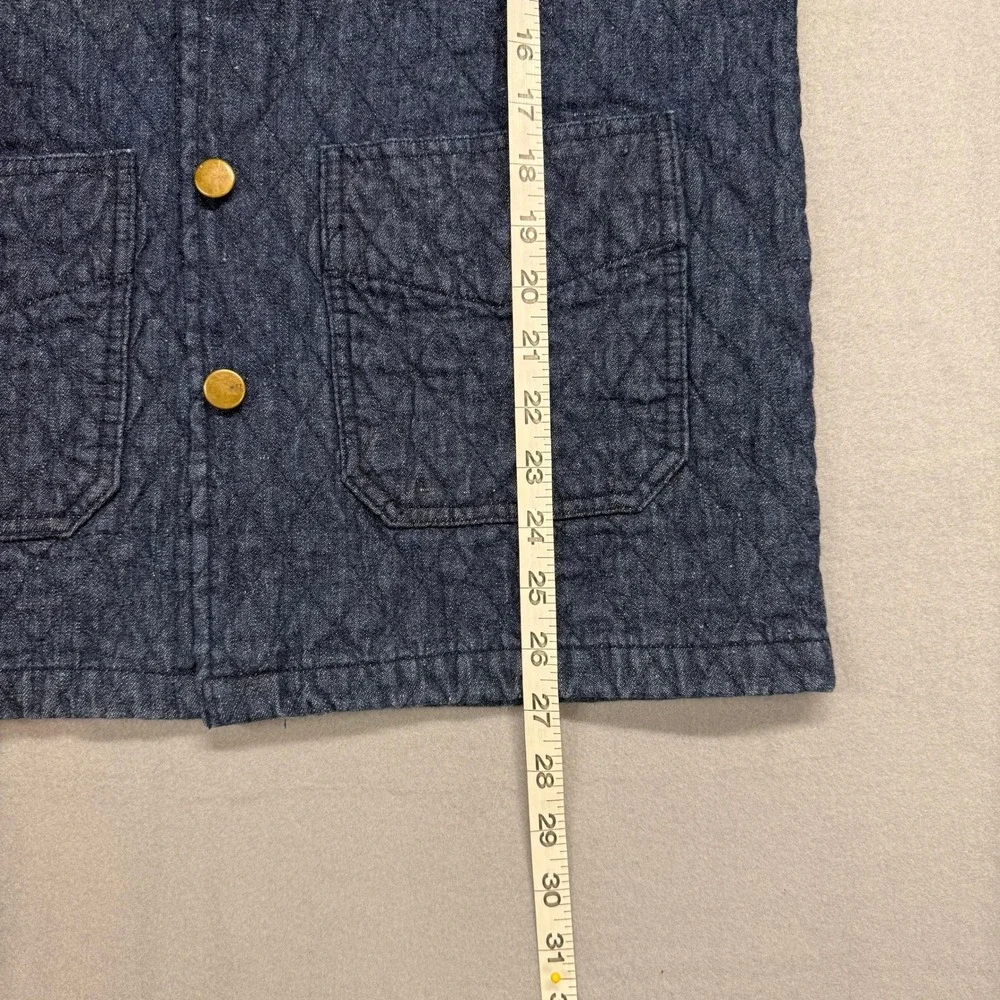 Rainbow quilted denim