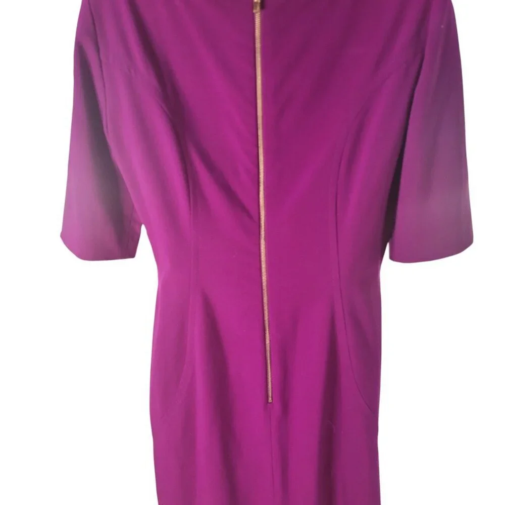 Tahari purple dress