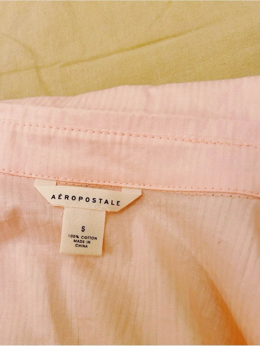 Aeropostale lightweight button