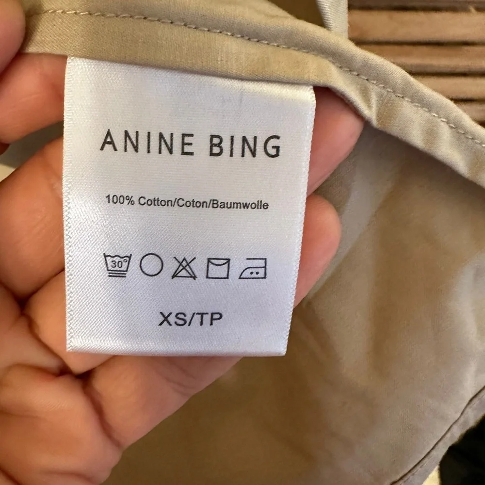 Anine Bing crafted poplin