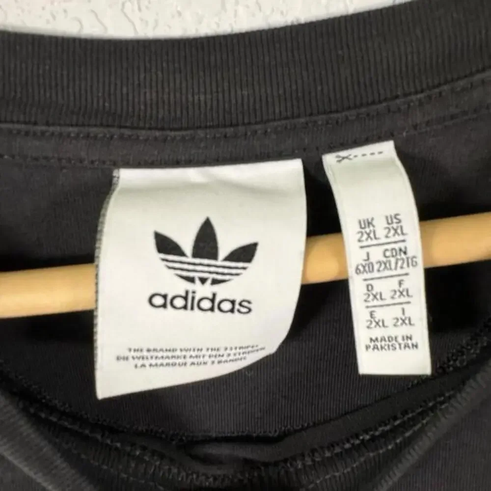 Adidas Originals‎ Common Memory Long Sleeve T-Shirt Black Men's 2XL
