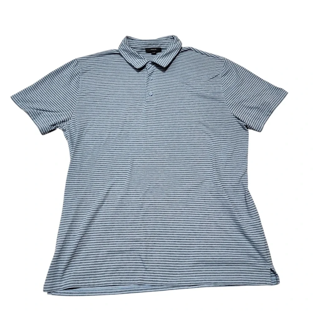 Vince striped polo