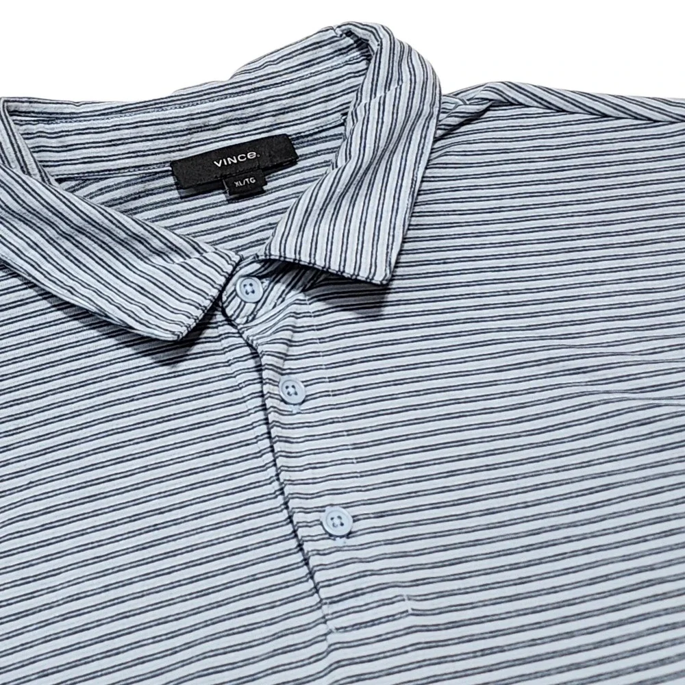 Vince striped polo