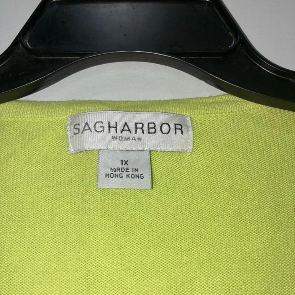 Sag Harbor lime knit adds