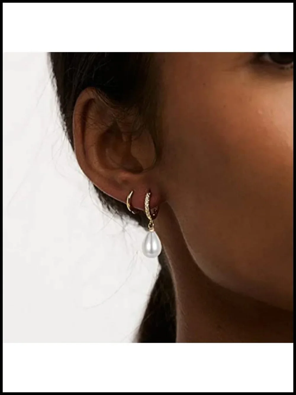 N/A faux teardrop