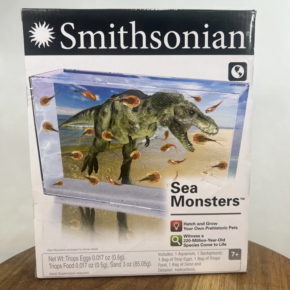 Smithsonian B11016 Earth Science Building Kit Sea Monsters Grow‎ Yours New