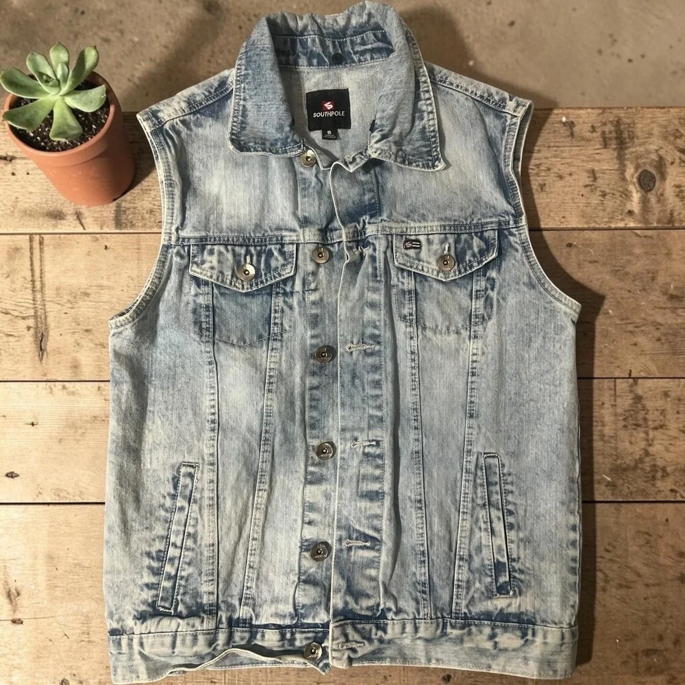 Southpole denim vest