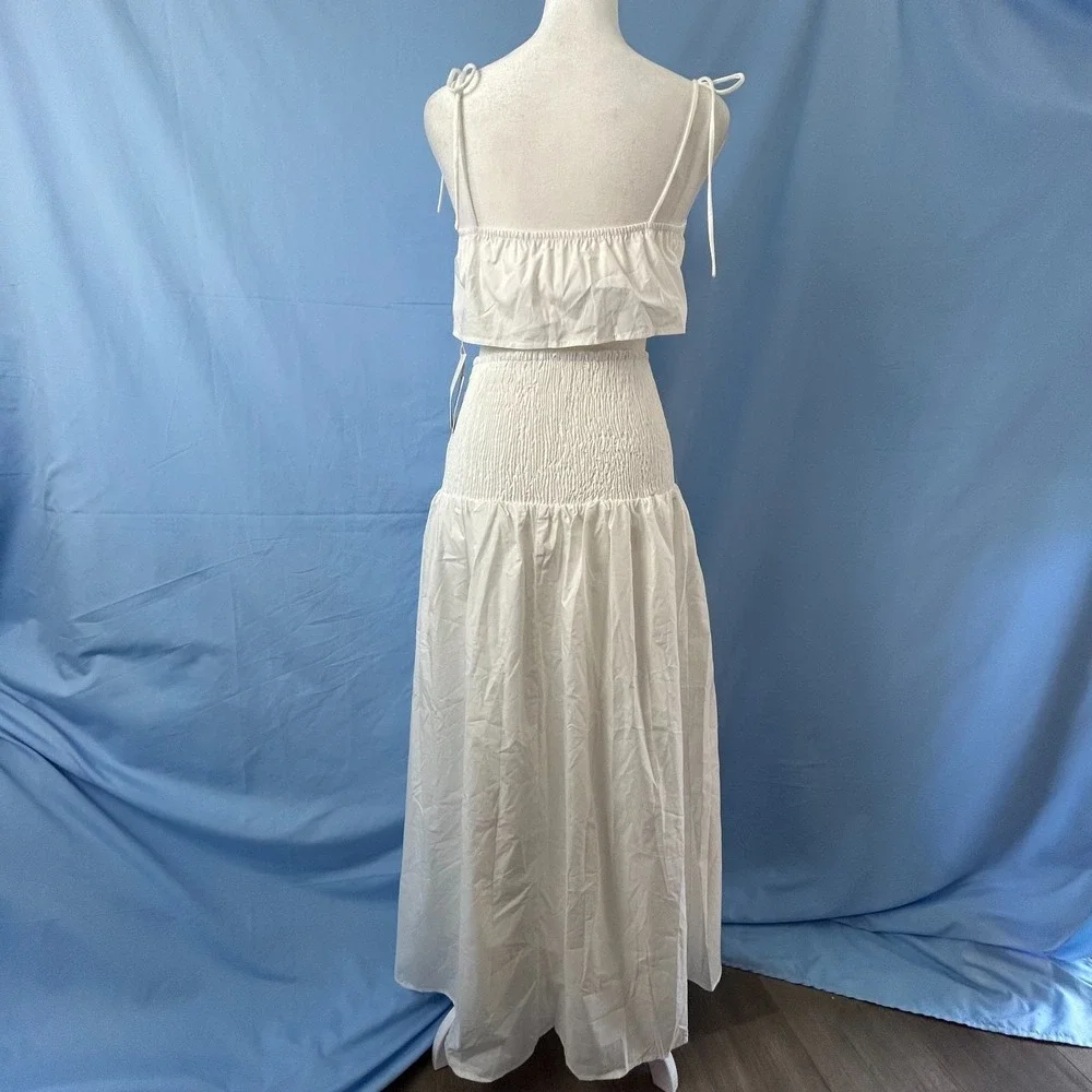 Commense shirred waist
