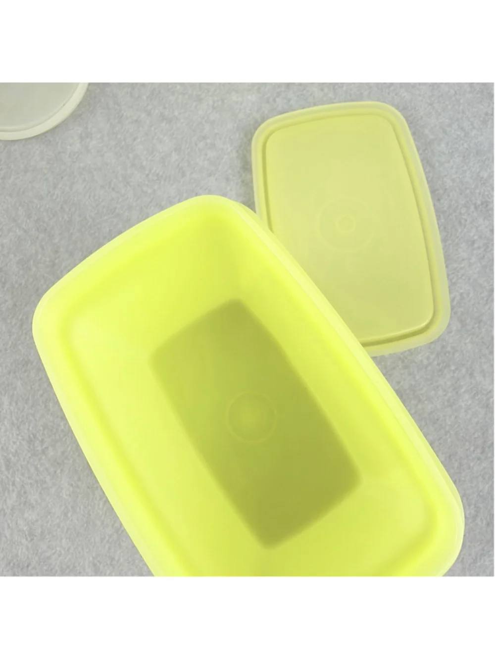 Tupperware bright yellow