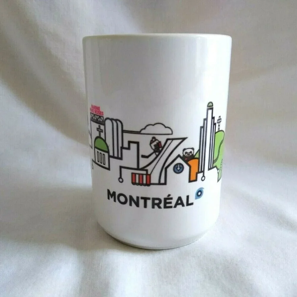 Montreal Souvenir‎ Cartoon Coffee Cup Mug