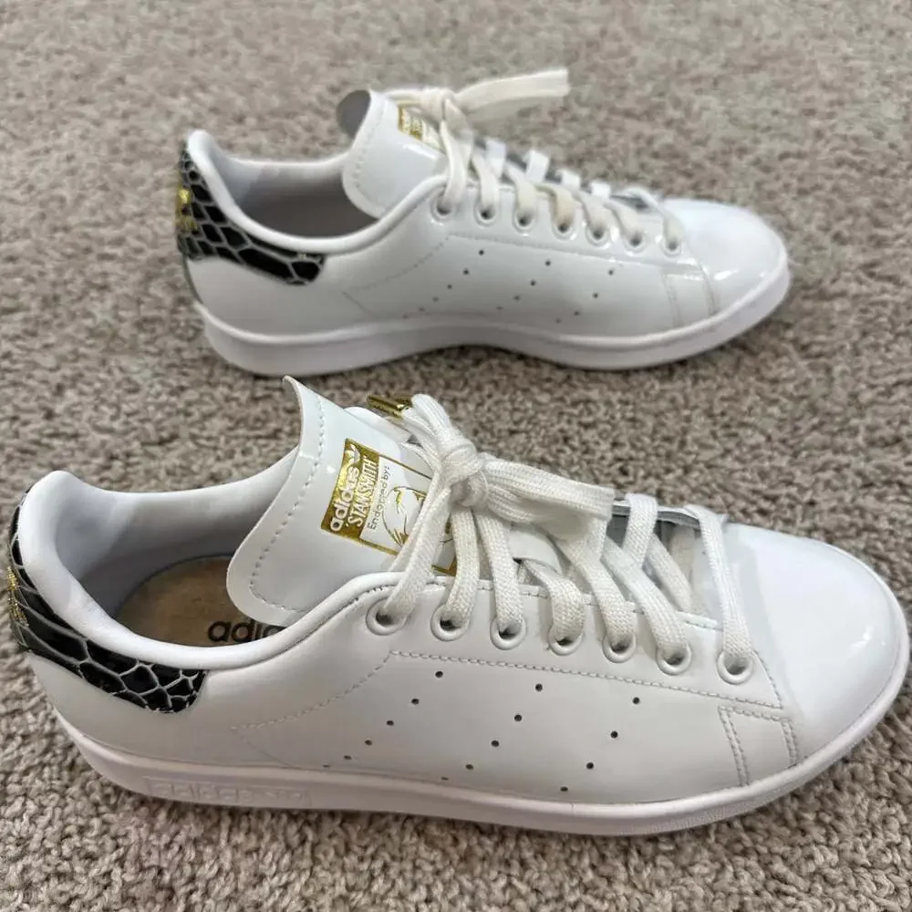 adidas white patent