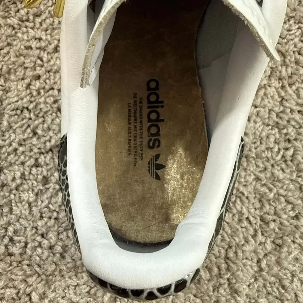 adidas white patent