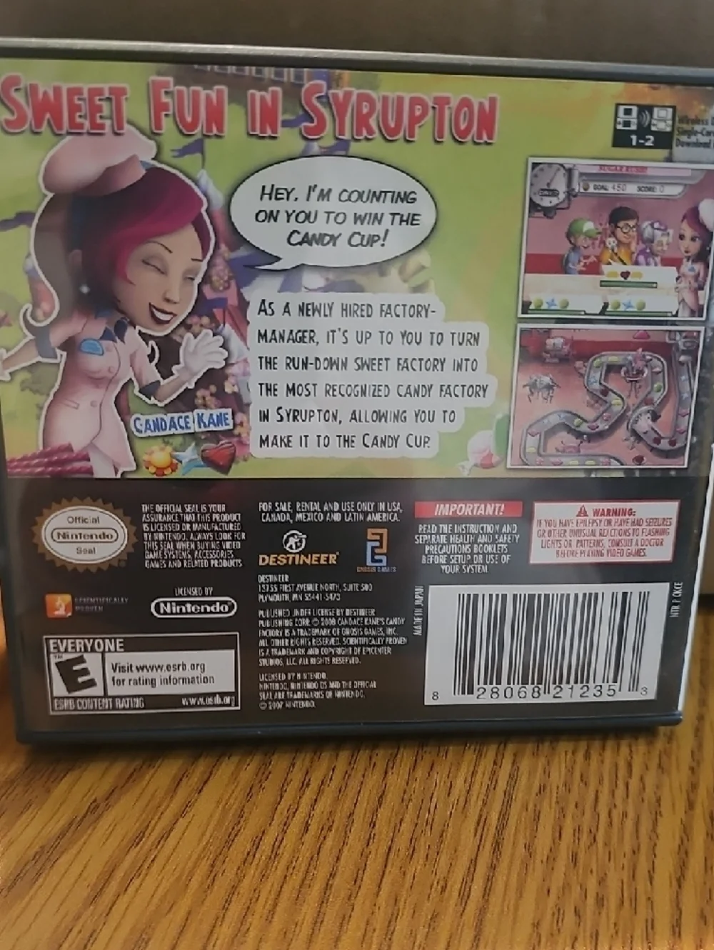Nintendo colorful candy