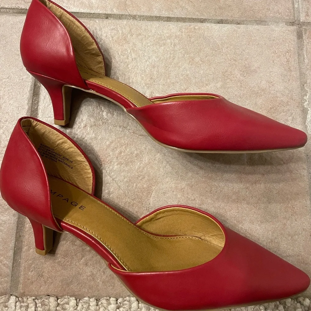 Rampage red leather